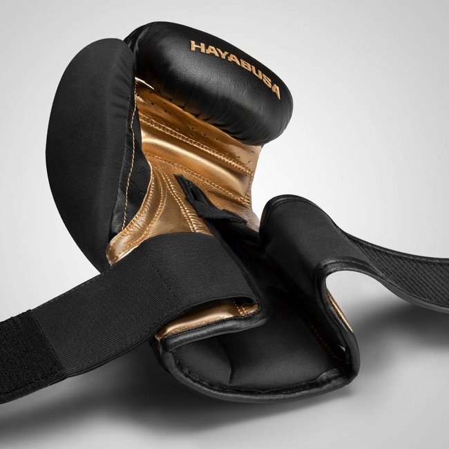 Hayabusa Hayabusa T3 – Bokshandschoenen Zwart/Goud voor Muay Thai, Boksen & Kickboksen
