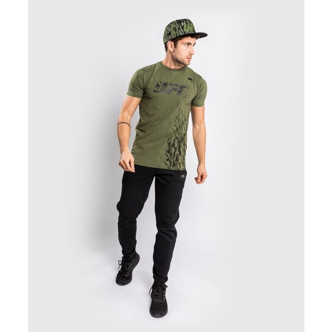 Venum UFC - AUTHENTIC FIGHT WEEK T-SHIRT - Khaki