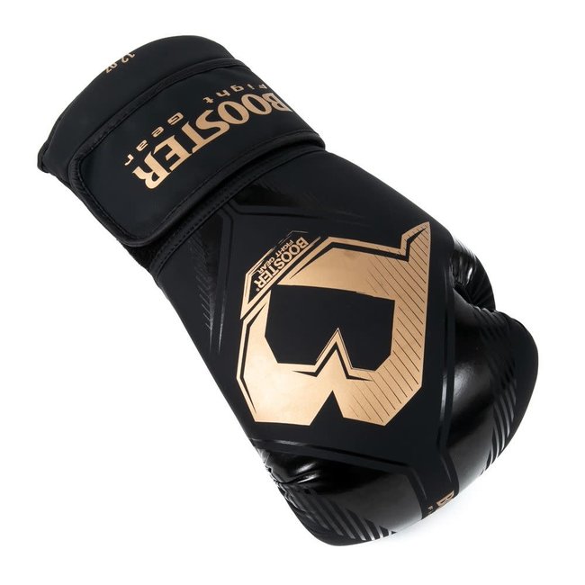 Booster Fightgear bokshandschoenen - BANGKOK SERIES 1 - ZWART/GOUD