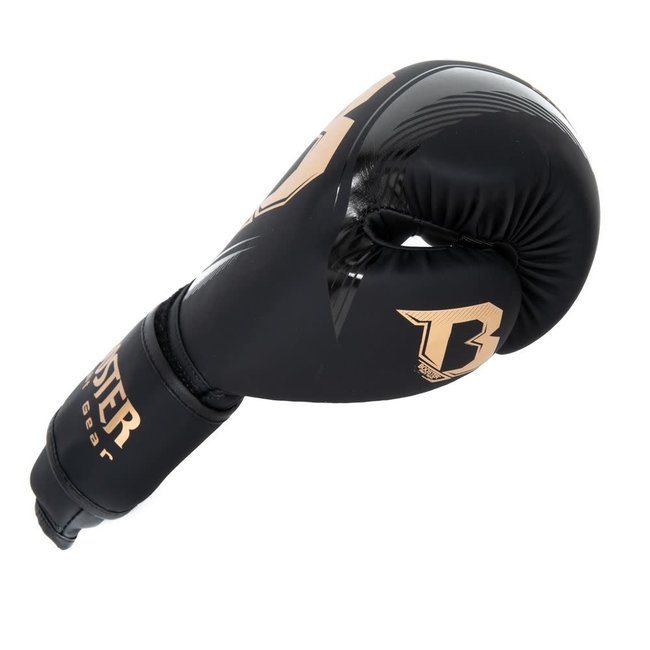 Booster Fightgear bokshandschoenen - BANGKOK SERIES 1 - ZWART/GOUD