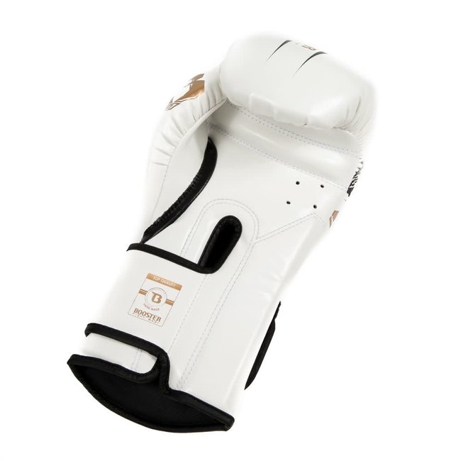 Booster Fightgear bokshandschoenen - BANGKOK SERIES 2 - Wit/Zwart/Goud