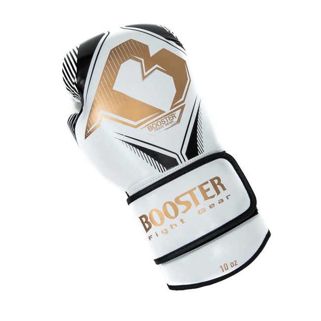 Booster Fightgear bokshandschoenen - BANGKOK SERIES 2 - Wit/Zwart/Goud