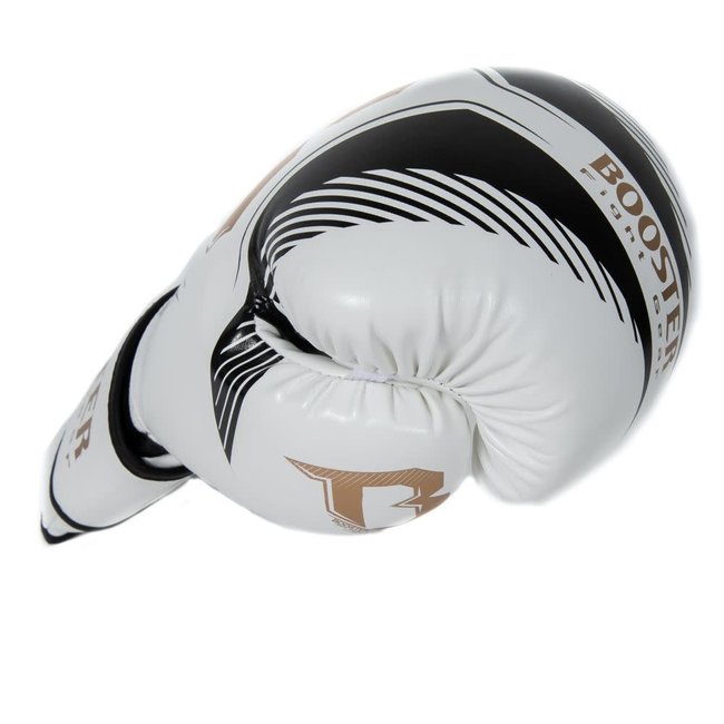 Booster Fightgear bokshandschoenen - BANGKOK SERIES 2 - Wit/Zwart/Goud