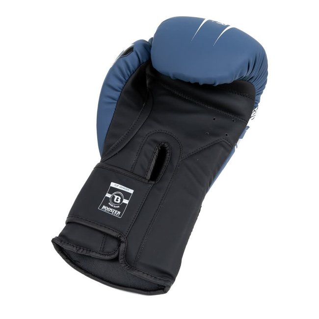 Booster Fightgear bokshandschoenen - BANGKOK SERIES 4 - BLAUW/ZILVER/ZWART