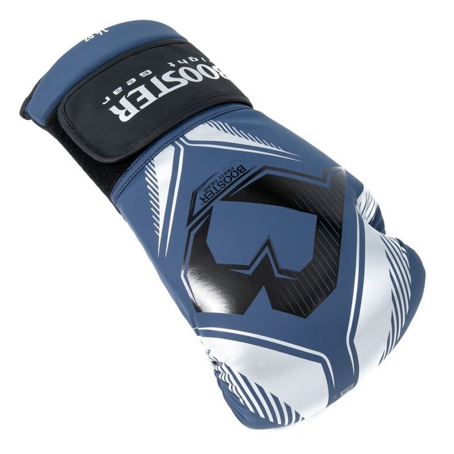 Booster Fightgear bokshandschoenen - BANGKOK SERIES 4 - BLAUW/ZILVER/ZWART