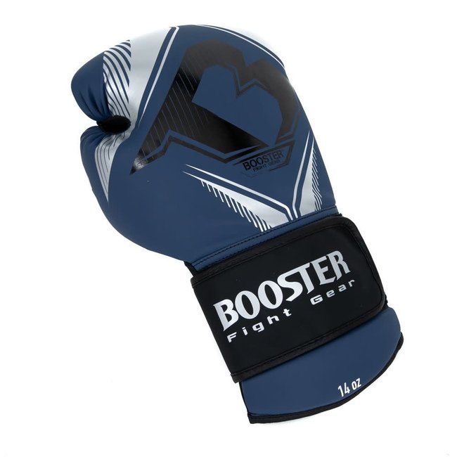 Booster Fightgear bokshandschoenen - BANGKOK SERIES 4 - BLAUW/ZILVER/ZWART