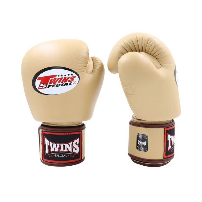 Twins Special BGVL 3 Leren Bokshandschoenen – Latte – 10oz, 14oz en 16oz
