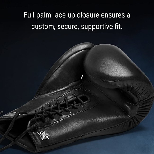 Hayabusa Pro Lace Boxing Gloves - ZWART