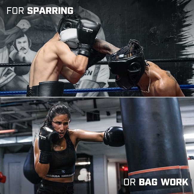 Hayabusa Pro Lace Boxing Gloves - ZWART