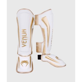 Venum ELITE SCHEENBESCHERMERS - WHITE/GOLD