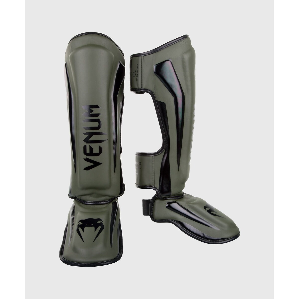 Venum ELITE protège-tibias - kaki/noir