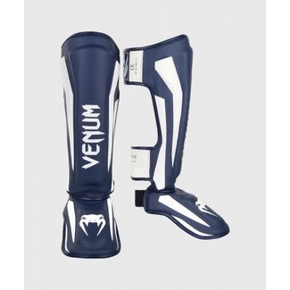 Venum ELITE SCHEENBESCHERMERS - WHITE/NAVY BLUE