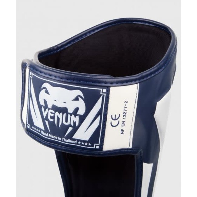 Venum ELITE SCHEENBESCHERMERS - WHITE/NAVY BLUE