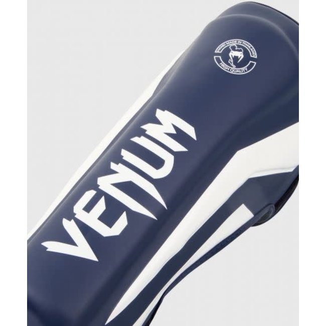 Venum ELITE SCHEENBESCHERMERS - WHITE/NAVY BLUE