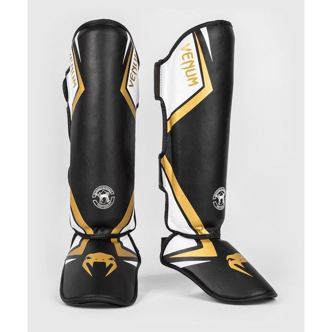 Venum VENUM CONTENDER 2.0 SHIN GUARDS -  BLACK/WHITE/GOLD