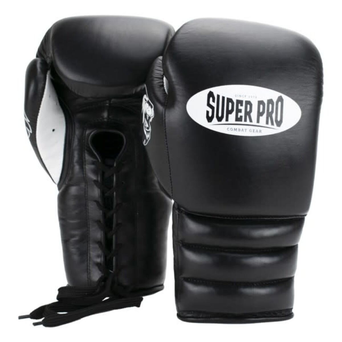Super Pro Combat Gear Knock Out- gants de boxe Veter - noir/blanc