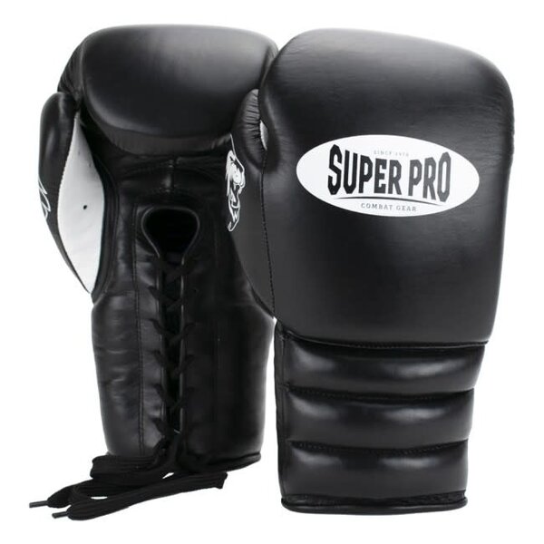 Super Pro Combat Gear Knock Out- gants de boxe Veter - noir/blanc