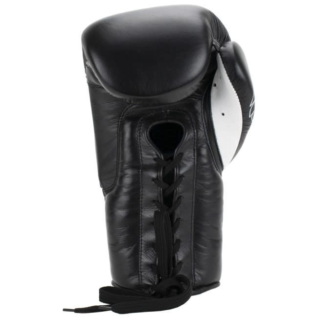 Super Pro Combat Gear Knock Out- Bokshandschoenen Veter - Zwart/Wit