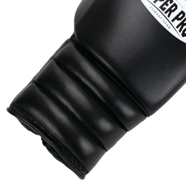 Super Pro Combat Gear Knock Out- Bokshandschoenen Veter - Zwart/Wit