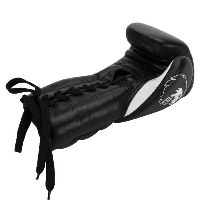 Super Pro Combat Gear Knock Out- Bokshandschoenen Veter - Zwart/Wit