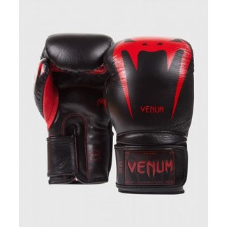 Venum GIANT 3.0 - BOKSHANDSCHOENEN -NAPPA LEATHER - BLACK DEVIL
