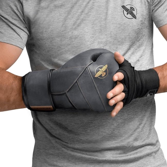 Hayabusa bokshandschoenen - T3 LX - OBSIDIAN / GOUD