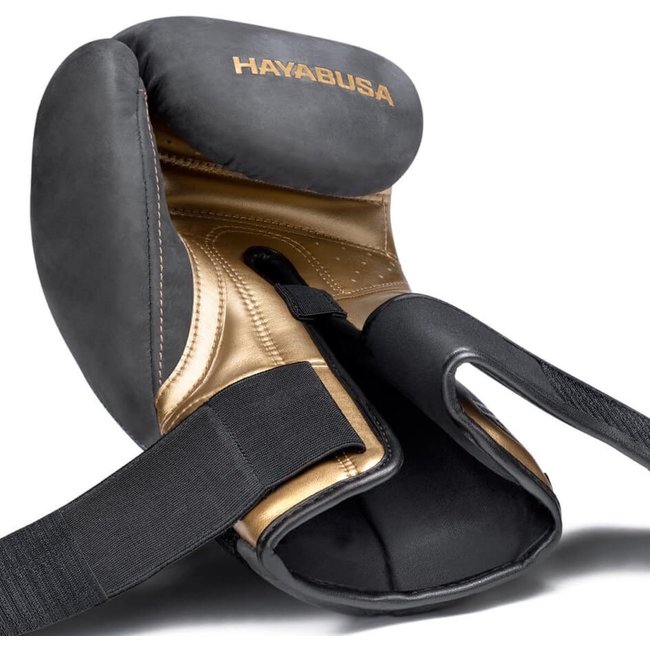 Hayabusa bokshandschoenen - T3 LX - OBSIDIAN / GOUD