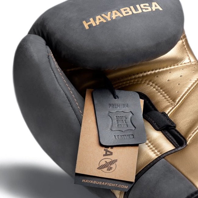 Hayabusa bokshandschoenen - T3 LX - OBSIDIAN / GOUD