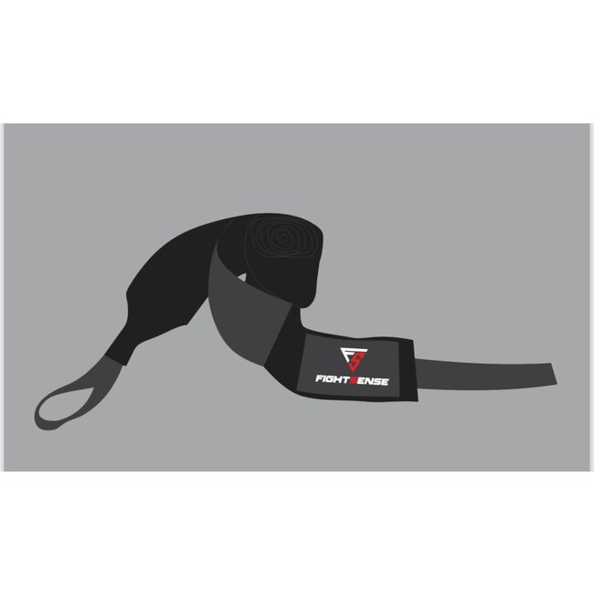 Fightsense FIGHTSENSE - BANDAGE - ZWART 350CM