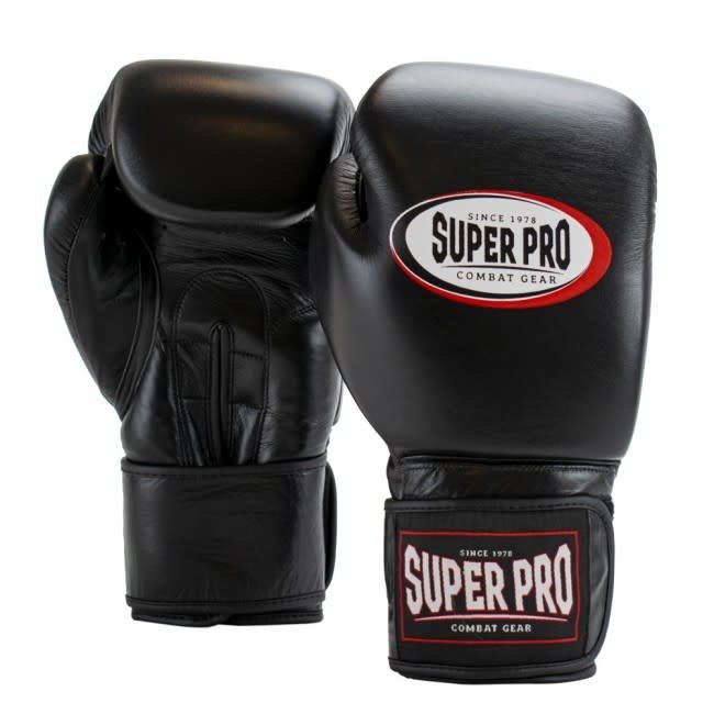 Super Pro Super Pro - Bokshandschoenen - Thai Pro  (zwart)