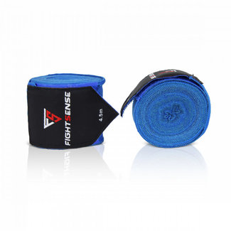 Fightsense Fightsense - bandages - BLAUW 450cm