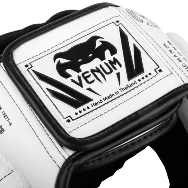 Venum HOOFDBESCHERMING -ELITE - WHITE/BLACK - ONE SIZE