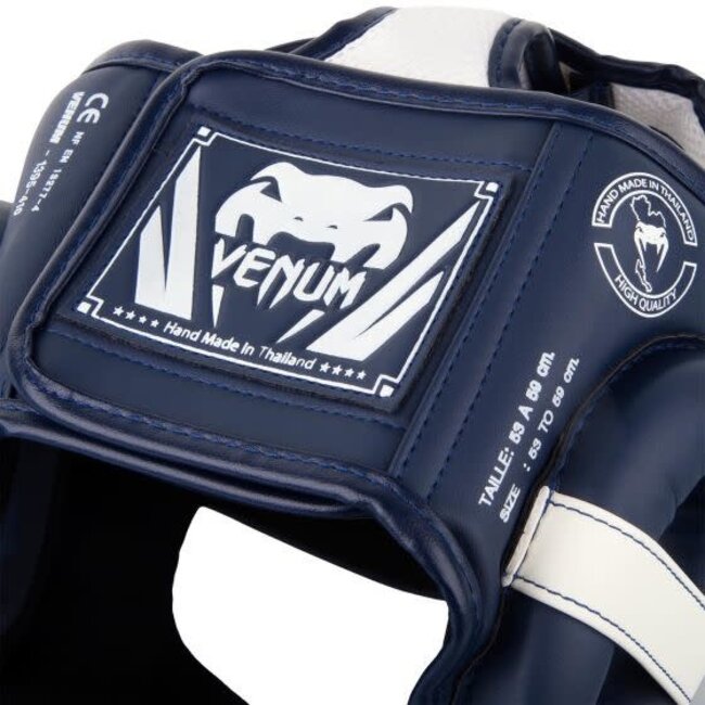 Venum VENUM - HOOFDBESCHERMING - ELITE - WHITE/NAVY BLUE