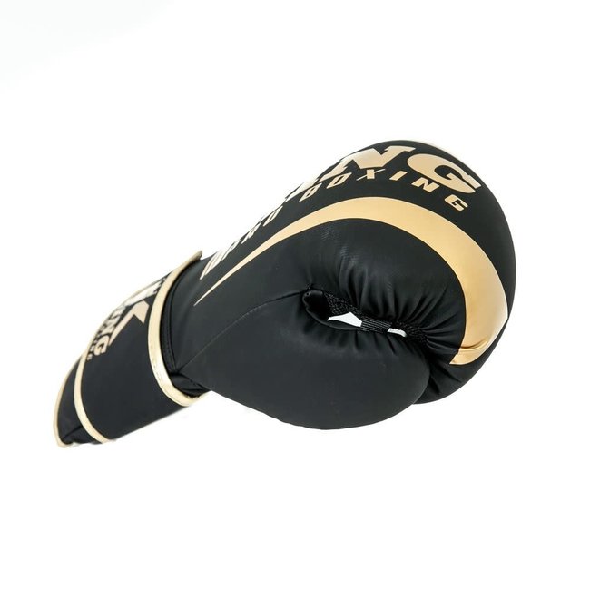 King Pro Boxing King Bokshandschoenen REVO – Zwart/Goud – Voor Boksen & Kickboksen