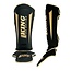 King Pro Boxing REVO-6 Scheenbeschermers – Zwart/Goud – Voor Kickboksen & Sparren