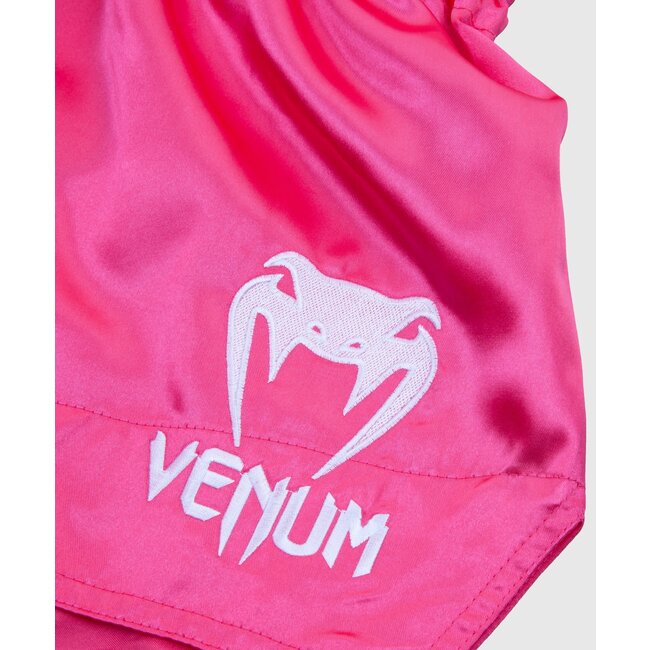 Venum VENUM MUAY THAI SHORTS CLASSIC - PINK/WHITE