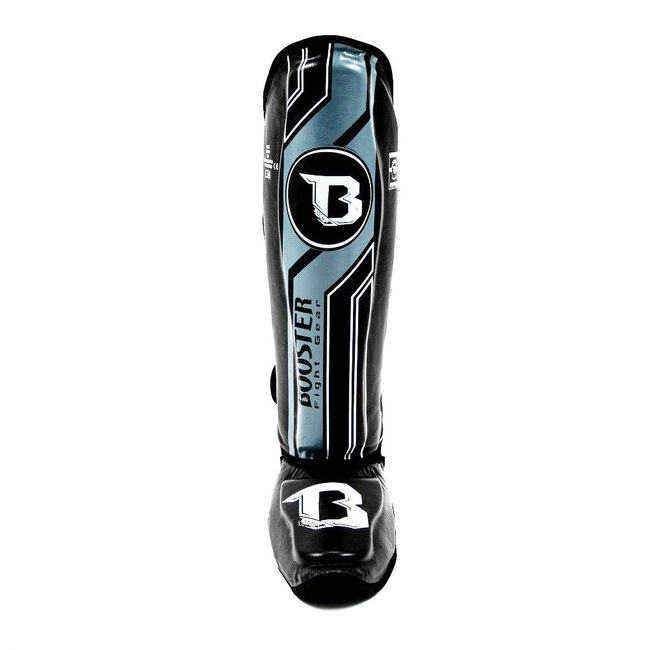 Booster Fightgear Scheenbeschermers - BSG V9 - BLACK/GREY
