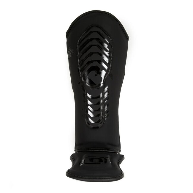 Booster Fightgear Booster SG Youth Elite V2.1 Scheenbeschermers voor Kinderen – Zwart/Zwart – M & L