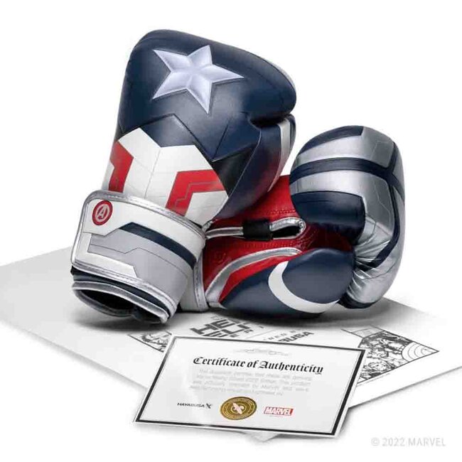 Hayabusa Marvel Super Hero Fighting Gear - Marvel’s Captain America (Sam Wilson) Boxing Gloves