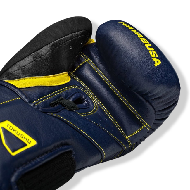 Hayabusa Bokshandschoenen - T3 - Marine Blauw/Geel