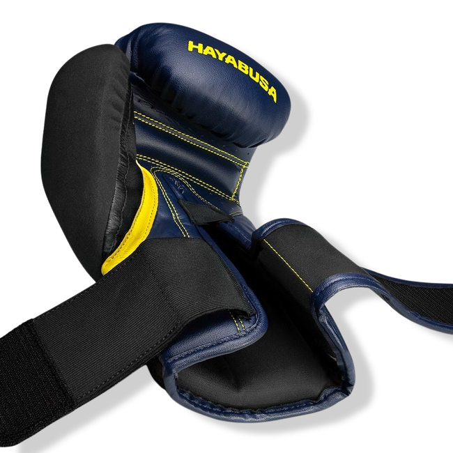 Hayabusa Bokshandschoenen - T3 - Marine Blauw/Geel