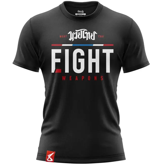 8 weapons 8WEAPONS - Muay Thai T-Shirt -The Fight, black