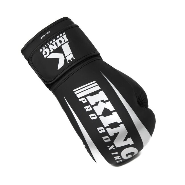King Pro Boxing Bokshandschoenen - KPB/REVO 7 - ZWART/ZILVER