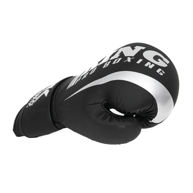 King Pro Boxing Bokshandschoenen - KPB/REVO 7 - ZWART/ZILVER