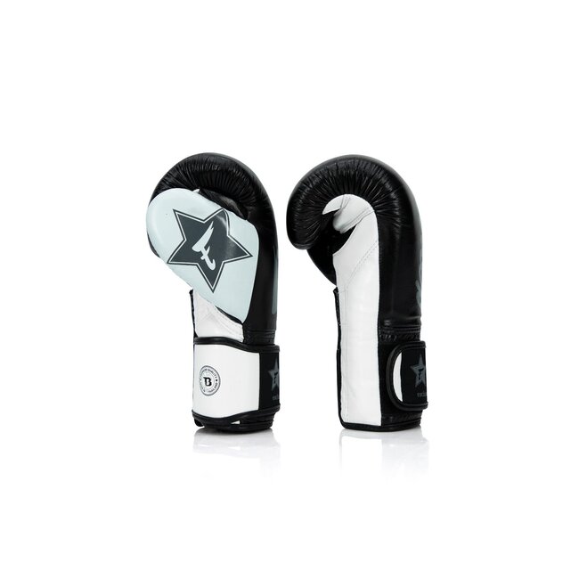 FAIRTEX Fairtex x Booster FXB BG V2 – Leren Bokshandschoenen – Zwart/Wit