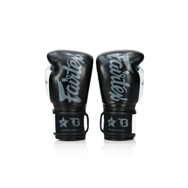 FAIRTEX Fairtex x Booster FXB BG V2 – Leren Bokshandschoenen – Zwart/Wit