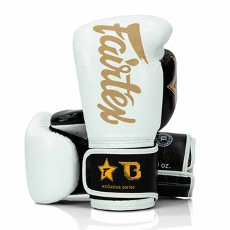 FAIRTEX x Booster FXB BG V2 Bokshandschoenen – Wit/Zwart/Goud