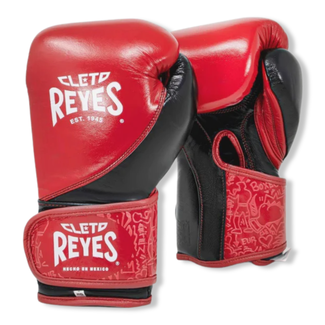 Cleto Reyes Cleto Reyes -  High Precision Hook and Loop Training  Bokshandschoenen- Black/Red
