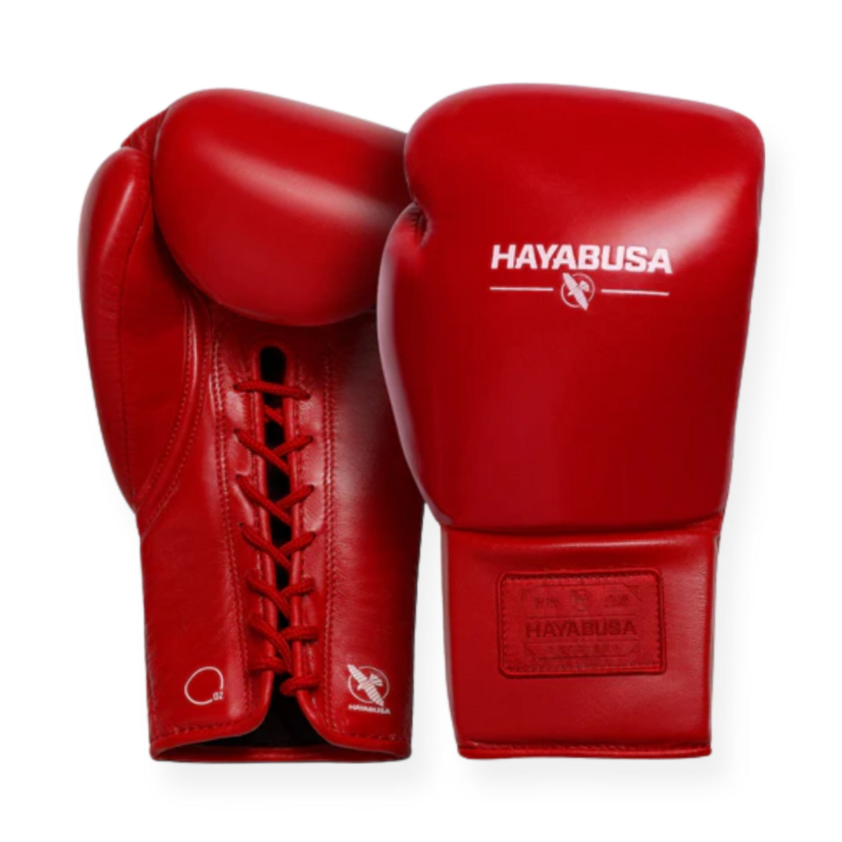 Hayabusa Pro Lace gants de boxe – rouge | Premium Rundleer