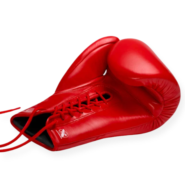 Hayabusa Pro Lace Bokshandschoenen – Rood | Premium Rundleer